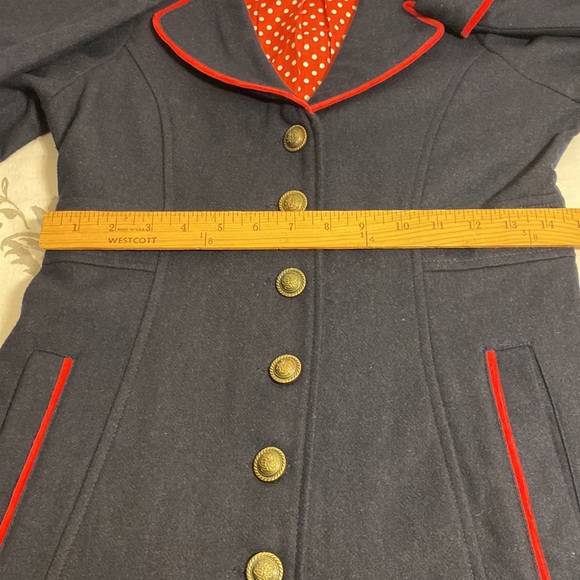 Retro wool coat‎ /dress size 10 woman’s - Picture 10 of 14